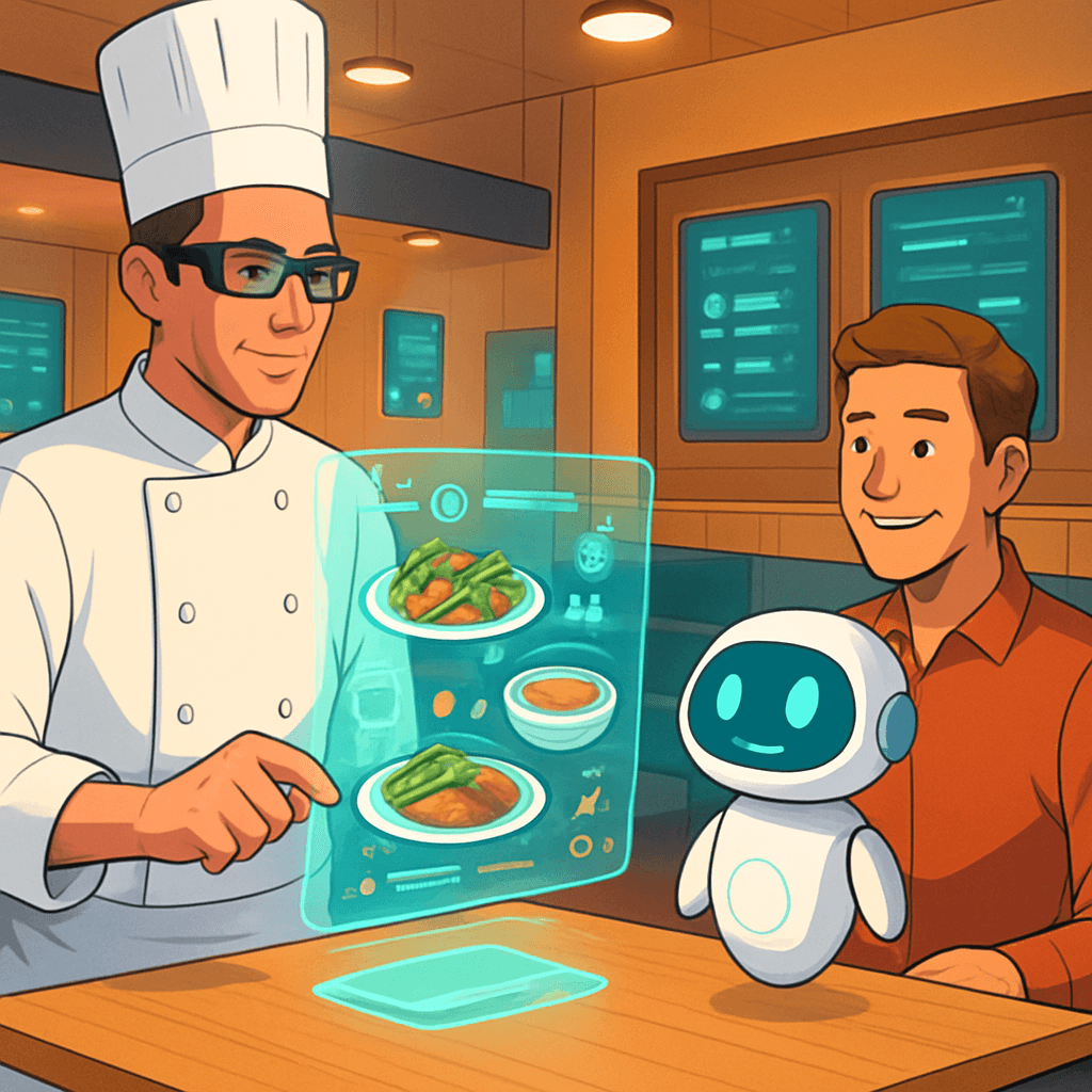 Créer des menus personnalisés avec l’IA (pour traiteurs et restaurants)