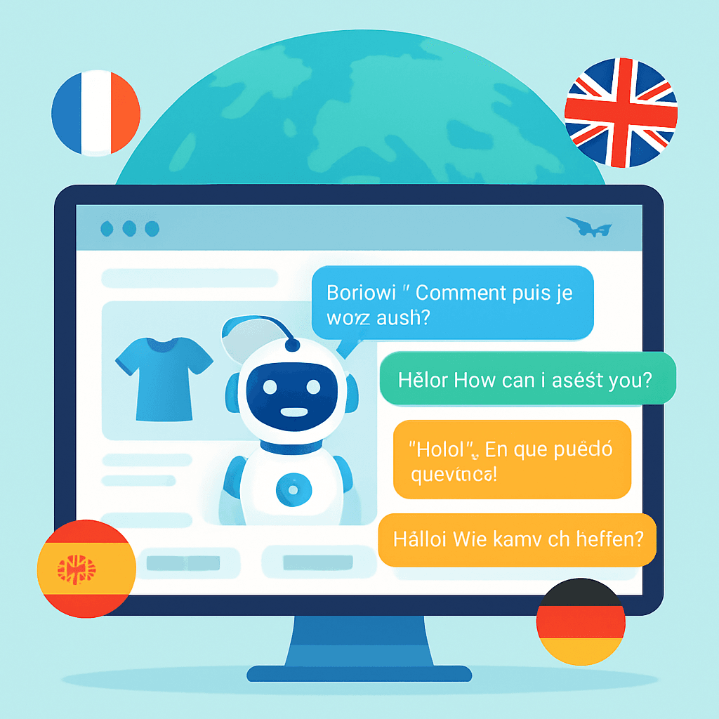 Créer des chatbots multilingues pour les sites e-commerce