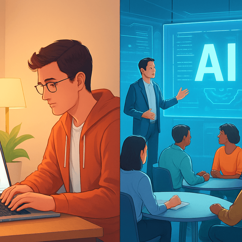 Formation IA en ligne ou en présentiel : que choisir selon votre profil ?